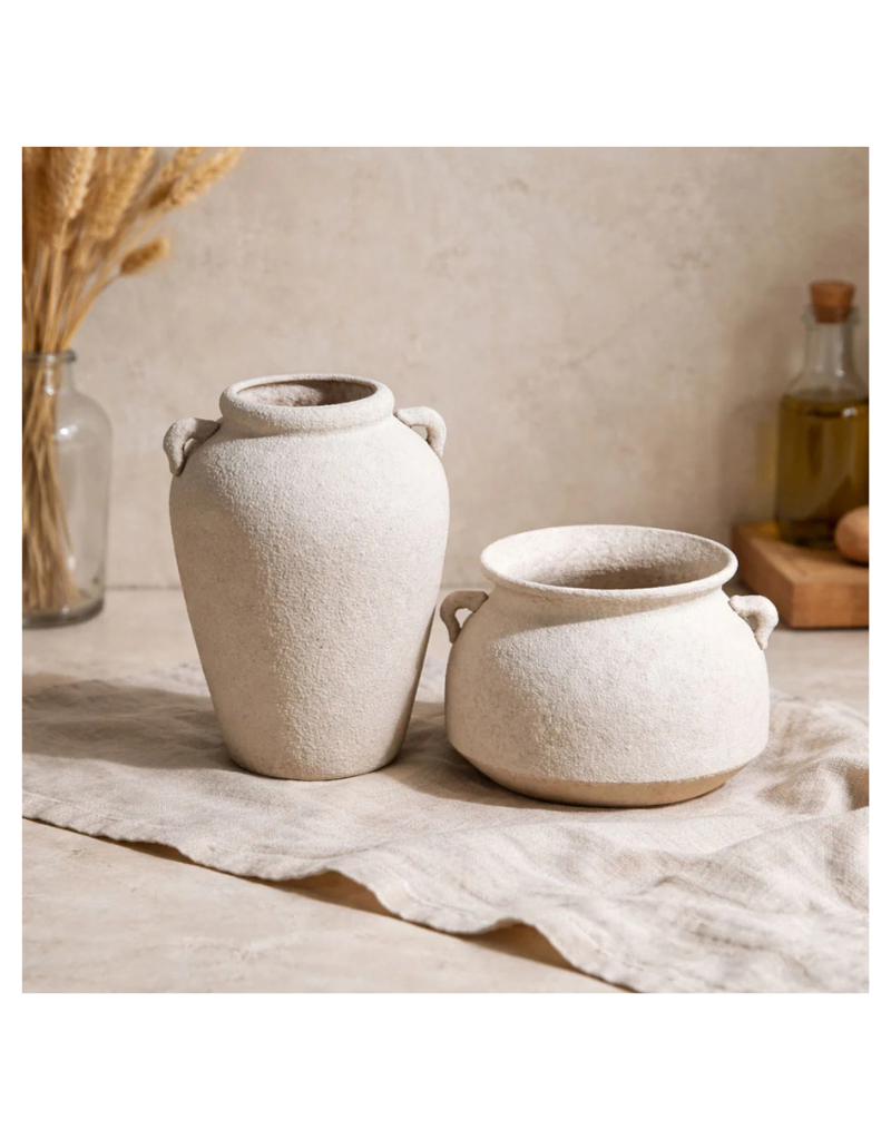 Porcelain Vase with Handle Design