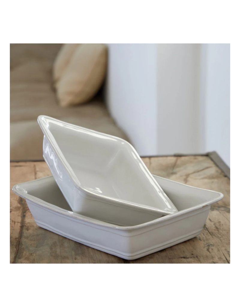 Fontana Rectangular Baker - White