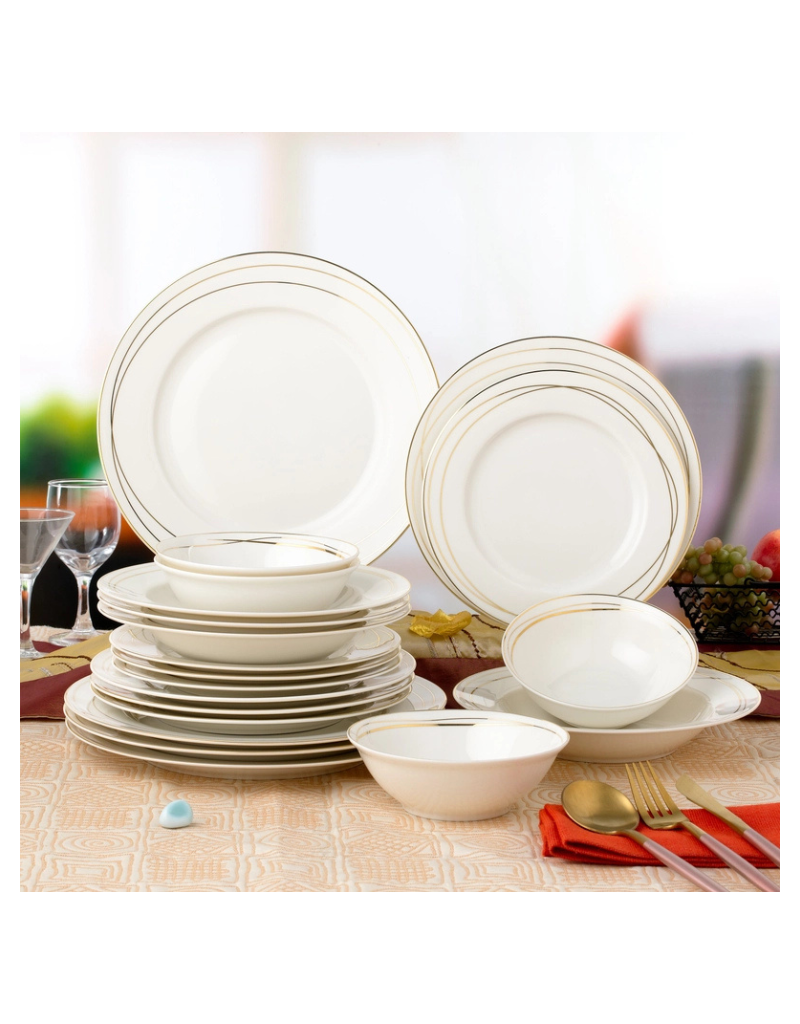 Sisi 20pc Bone China Dinnerware Set