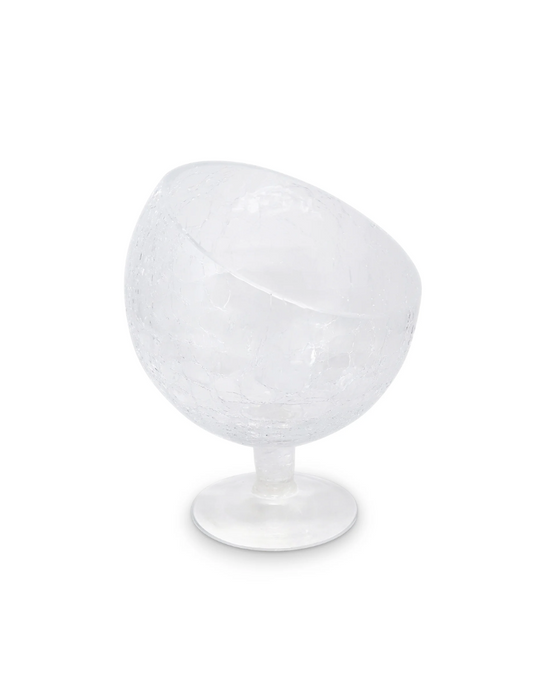 Slant Bowl with Cracked Design - Large