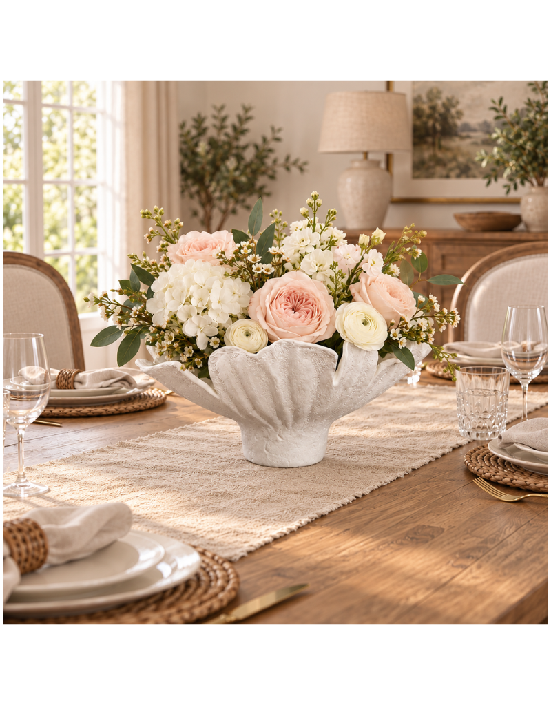Porcelain Flower Shaped Bowl