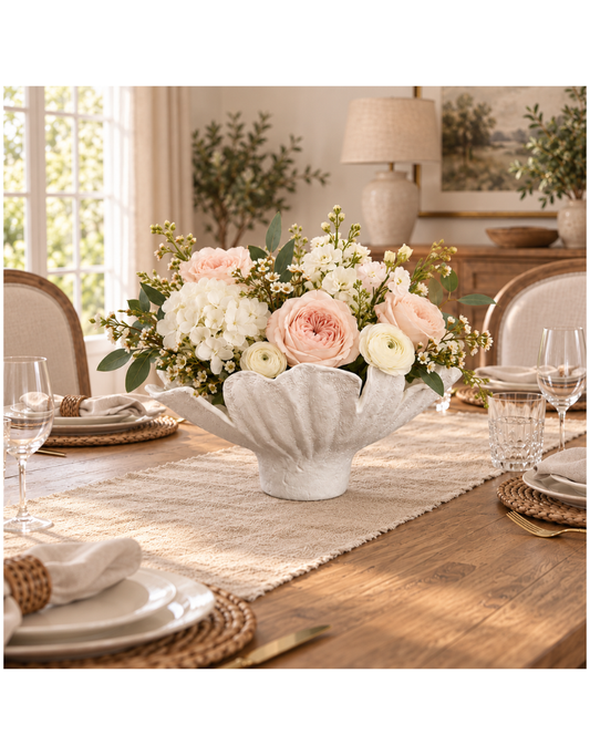 Porcelain Flower Shaped Bowl