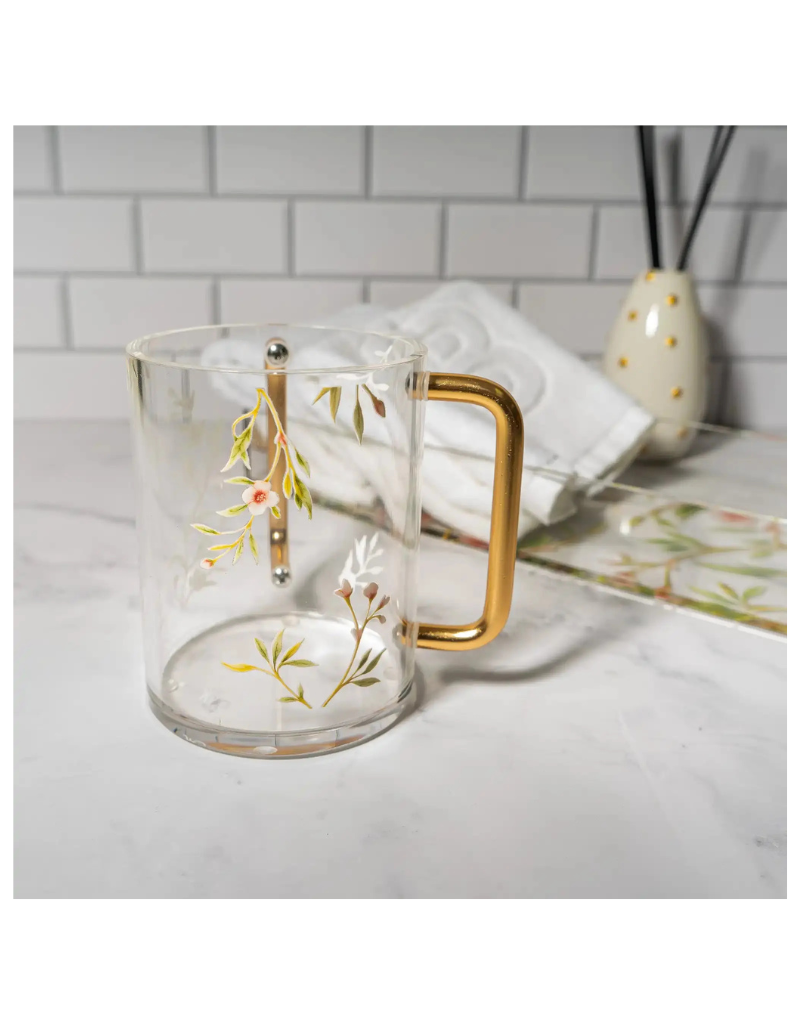 Floral Bird Washing Cup