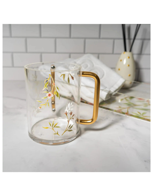 Floral Bird Washing Cup