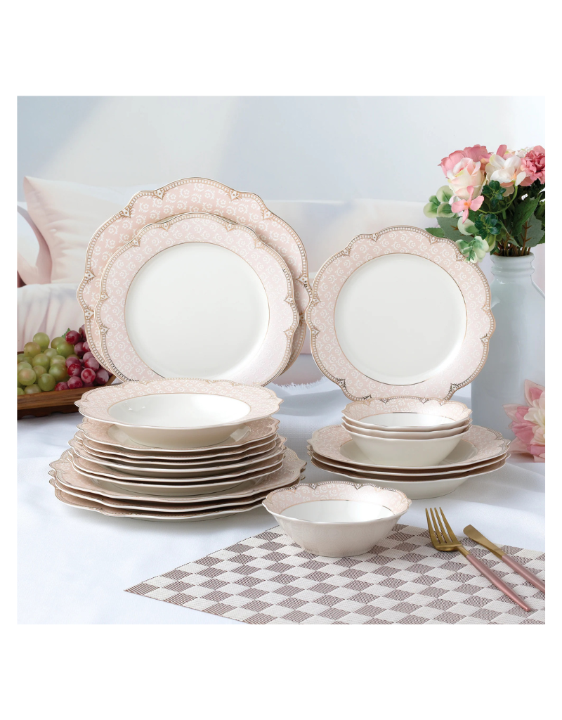 Sandra 20pc Porcelain Dinnerware Set