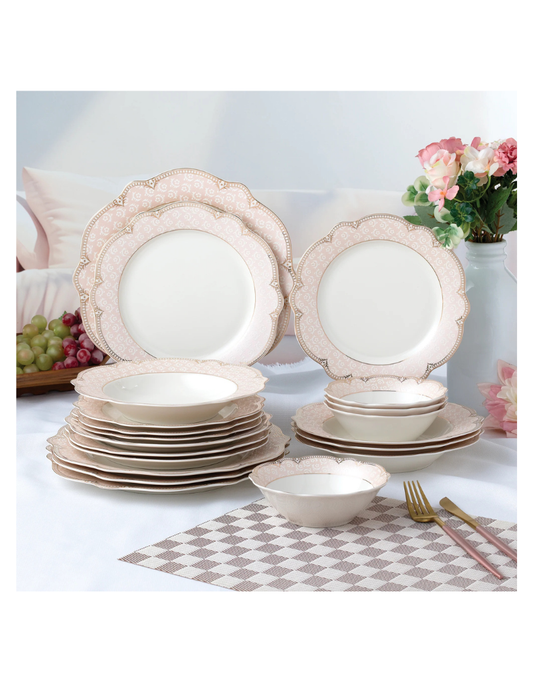 Sandra 20pc Porcelain Dinnerware Set