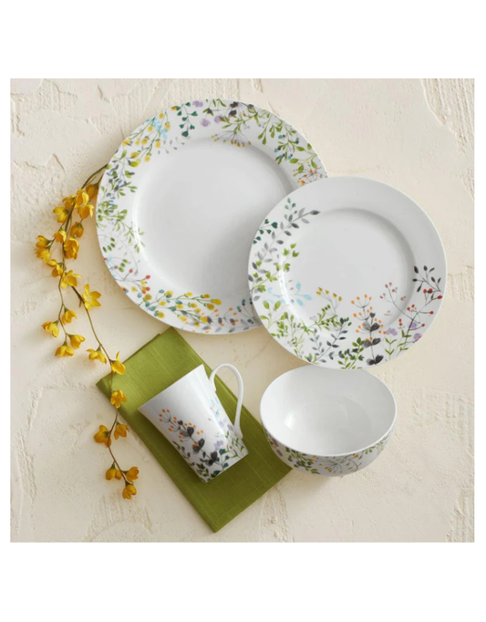 Tivoli Garden 16pc Bone China Dinnerware Set
