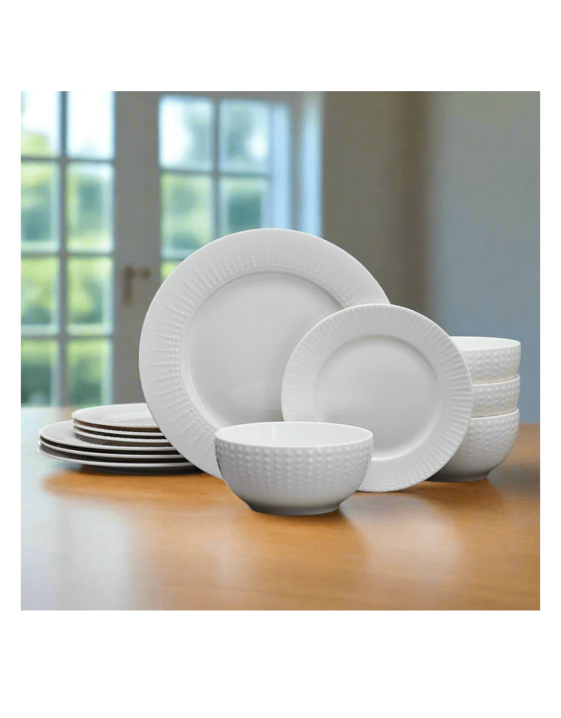 Cassie 12Pc Porcelain Dinnerware Set
