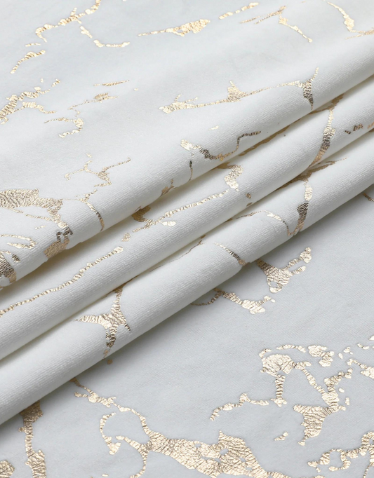 Glacier Gold Velvet Tablecloth #1414