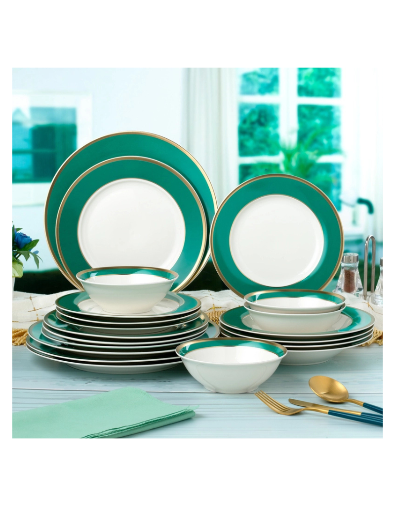 Gail Green 20pc Bone China Dinnerware Set