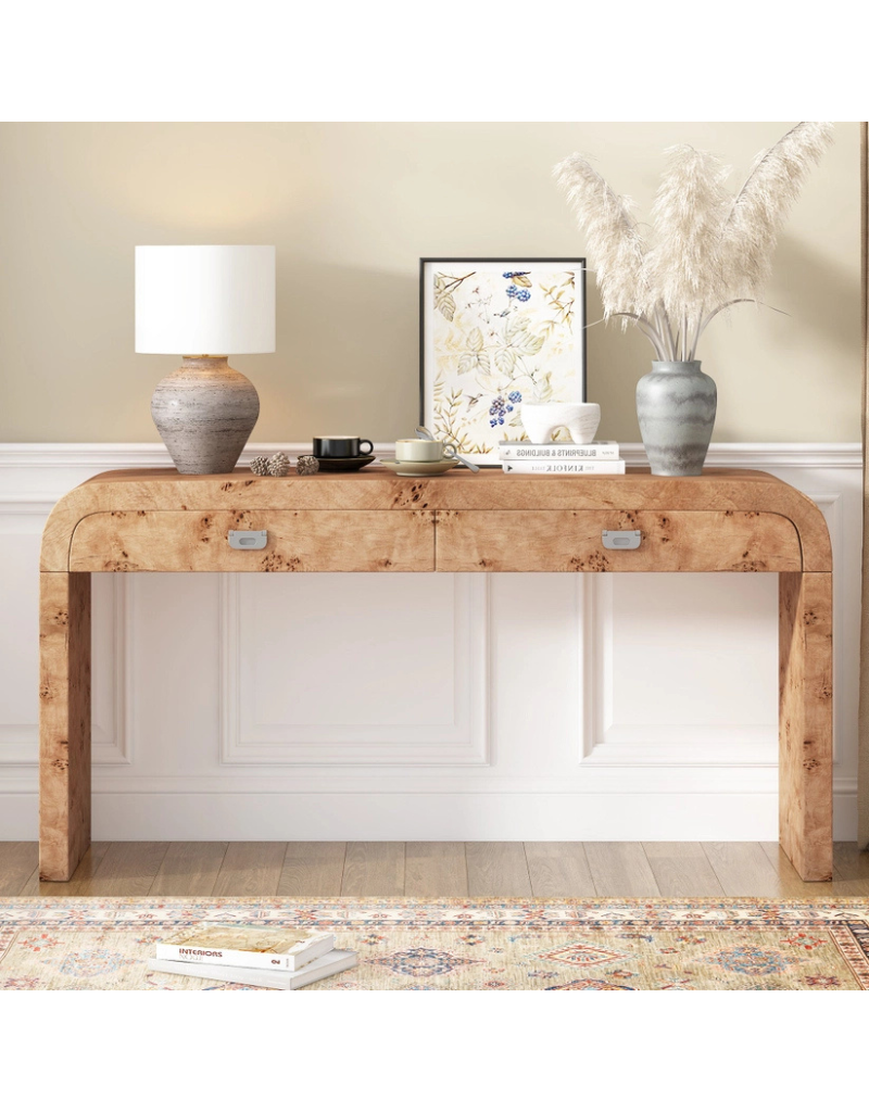 Wood Console Table