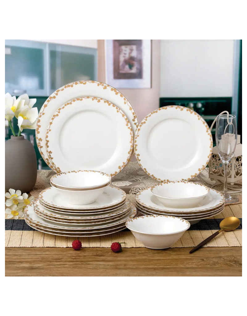 Elizabeth 20pc Bone China Dinnerware Set