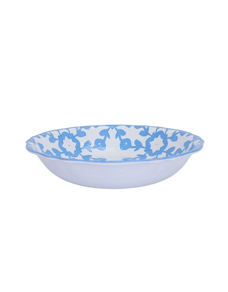 Highlands Blue Melamine Serving Bowl