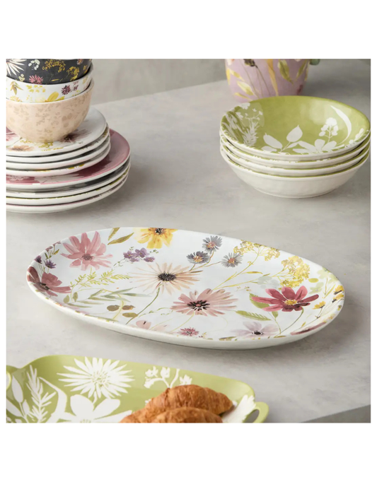 Wildflowers Oval Platter