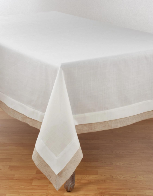 Double Layer Tablecloth - Ivory