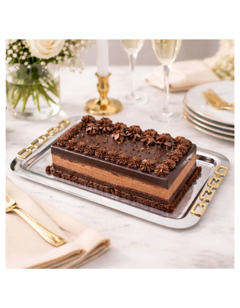 Luxe Linked Stainless Steel Tray