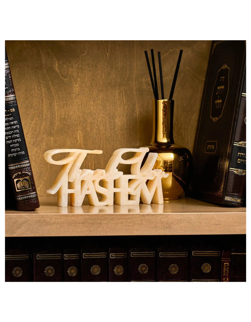 Resin Thank You Hashem Sculpture