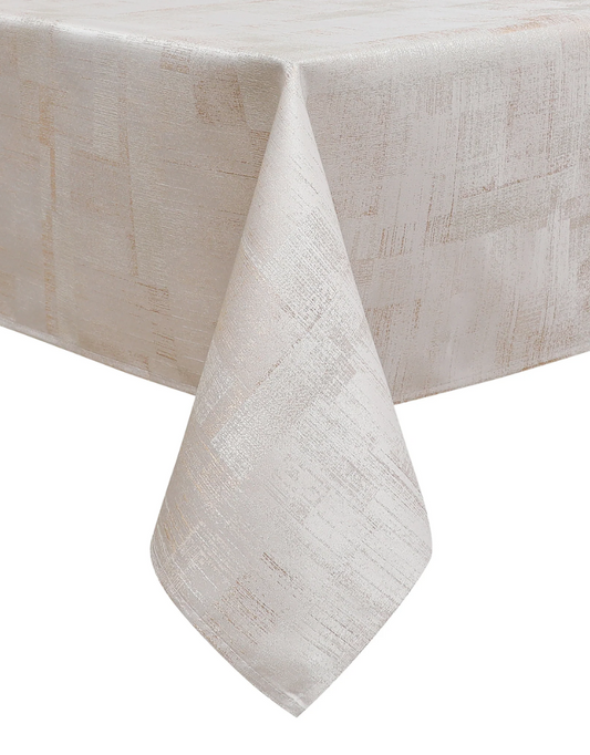 Jacquard Mirage Gold Tablecloth #1398