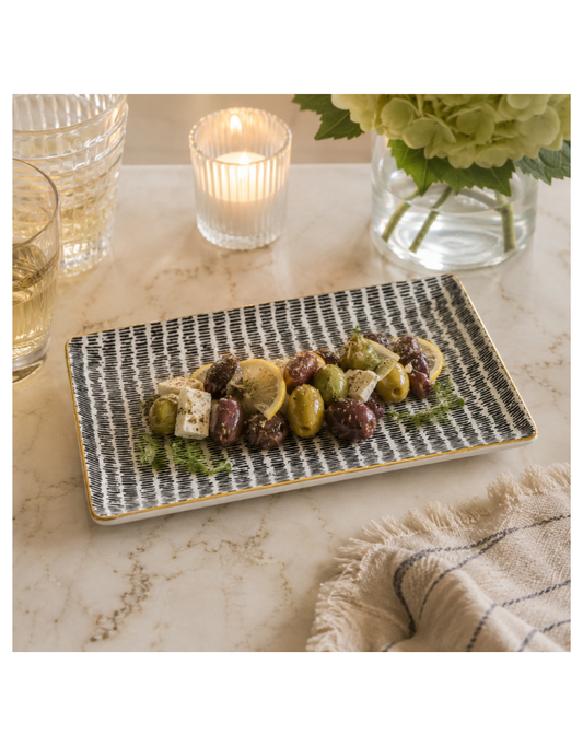 Etch Rectangular Tray