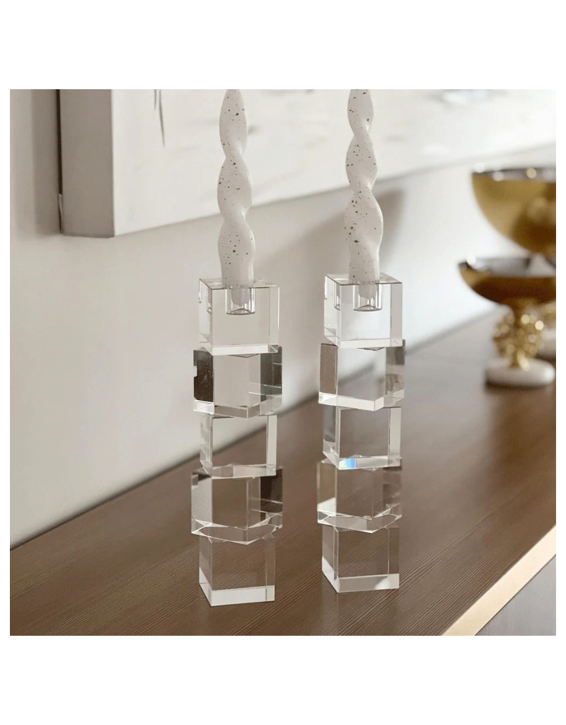 Crystal Taper Candle Holder