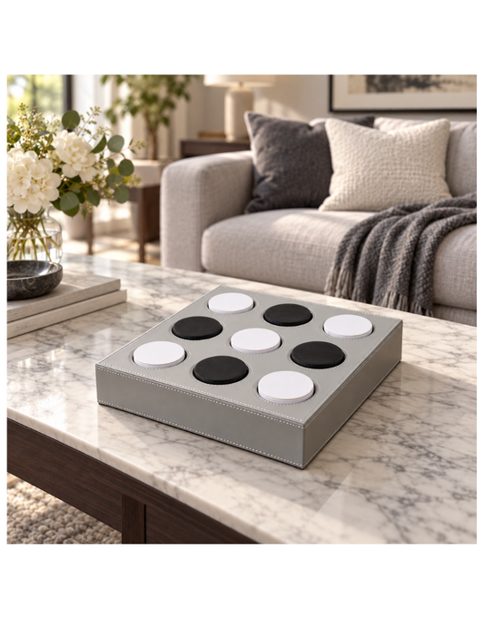 Tyler Grey Tic Tac Toe Set