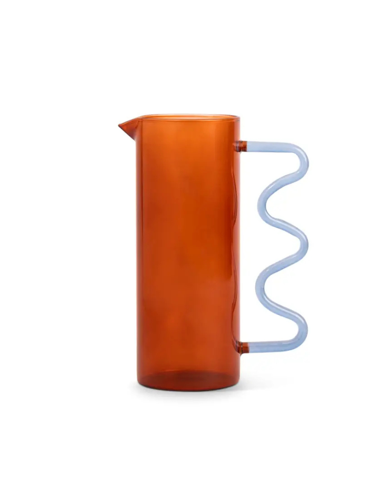 Glass Squiggle Pitchers