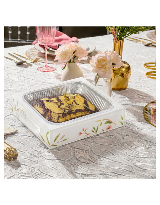 Floral Bird Pan Holder