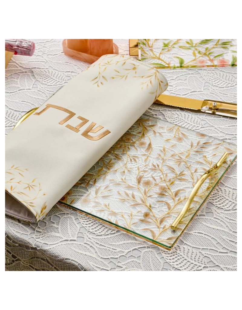 Floral Bird Challah Board