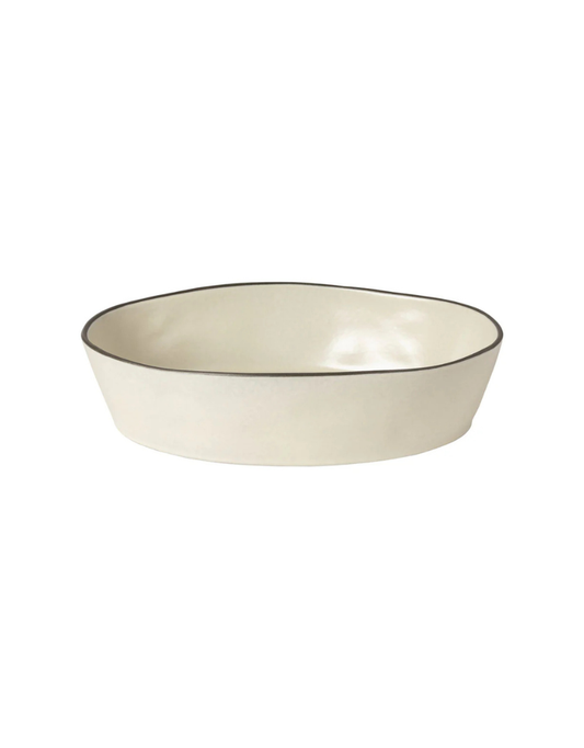 Stacked Organic Salt Oval Baker