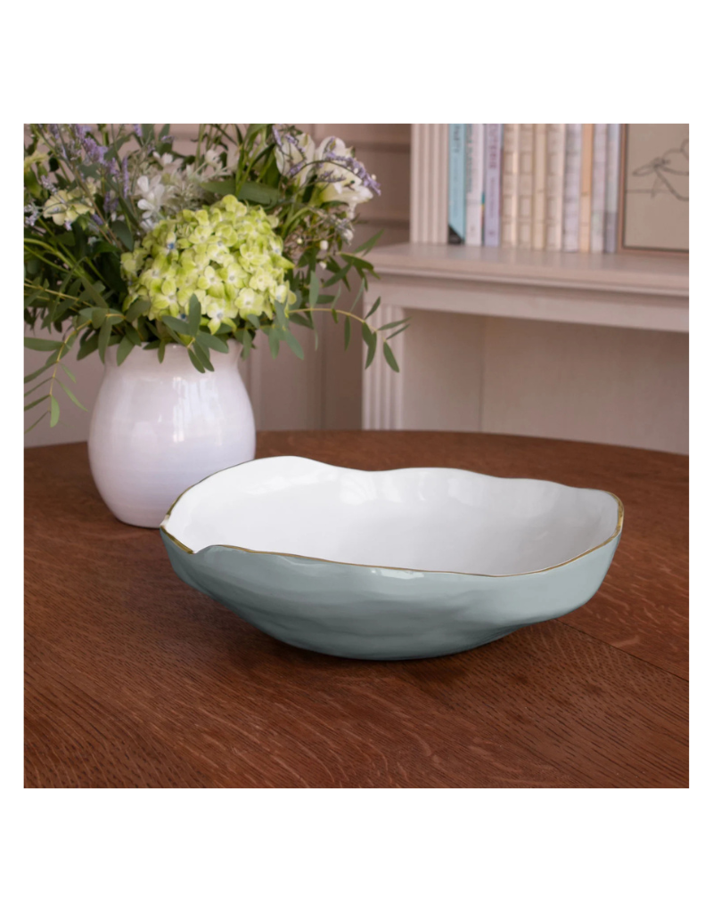 Encanto Dakota Large Bowl - Slate and White
