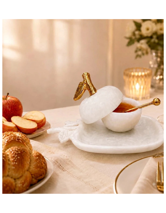 Resin Apple Honey Dish