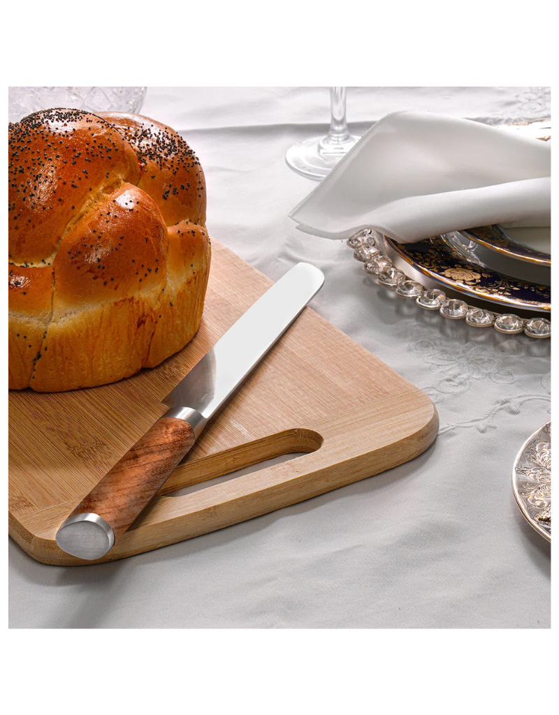 Bread Knife with Sandalwood Handle - Serrated