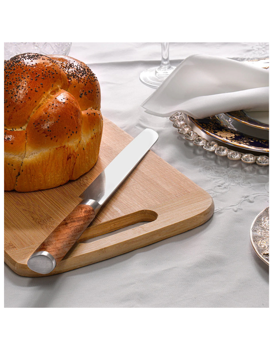 Bread Knife with Sandalwood Handle - Serrated