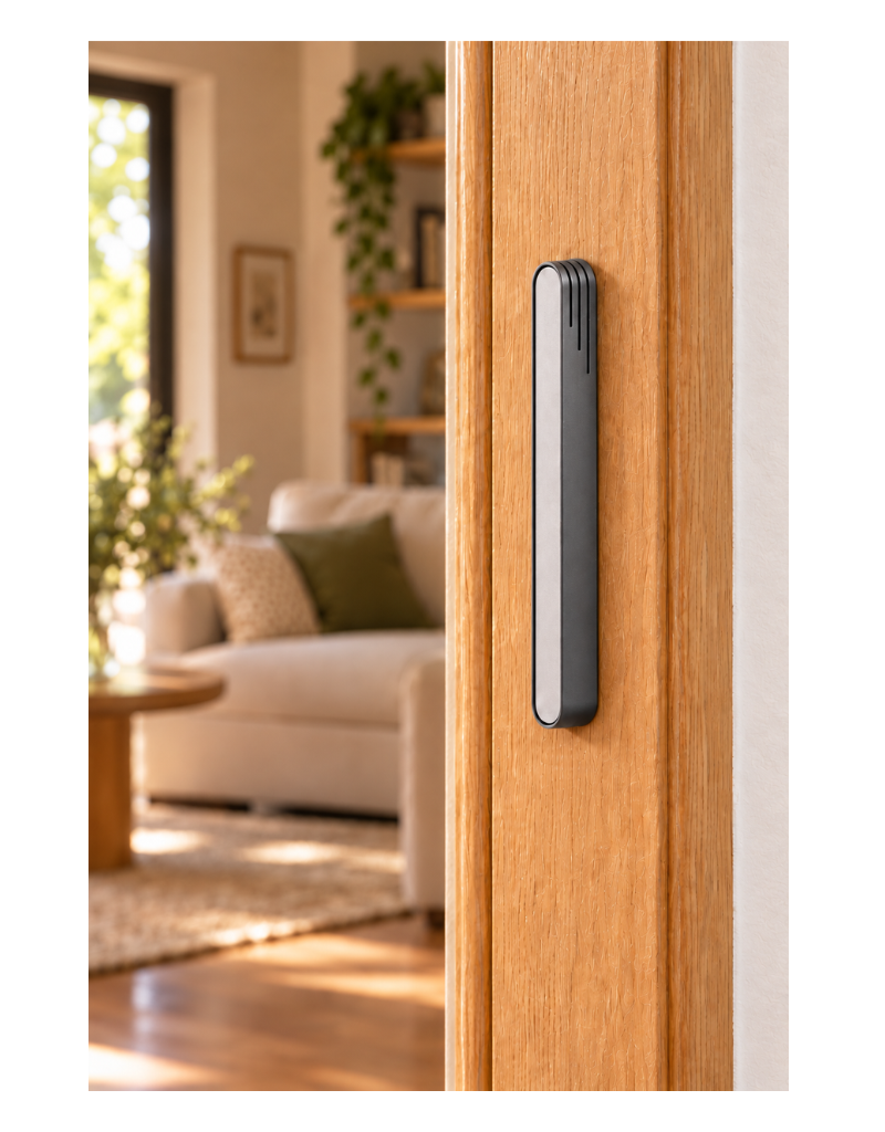 Elliptical Dark Mezuzah Case