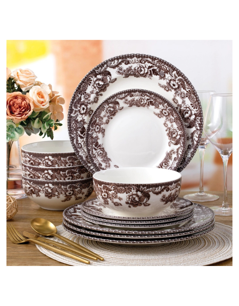 Montana 12pc Porcelain Dinnerware Set