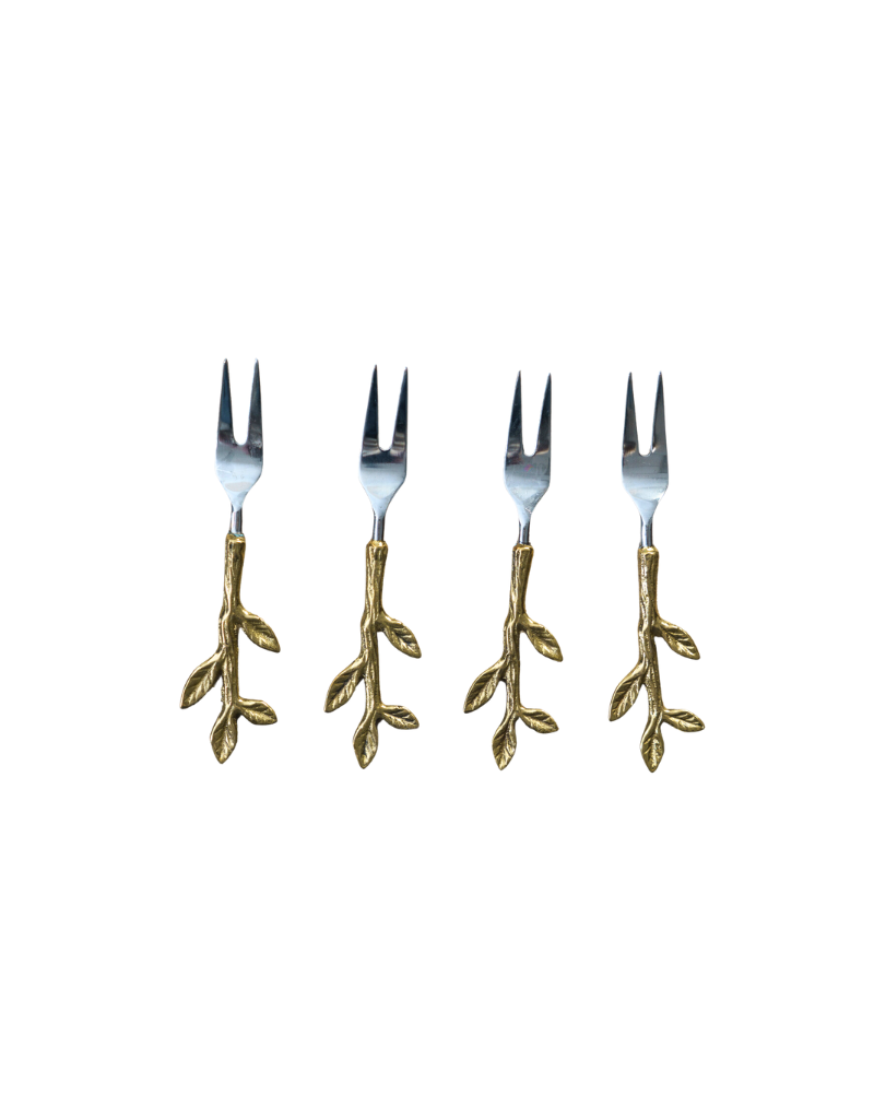 Gold Leaf Cocktail Fork