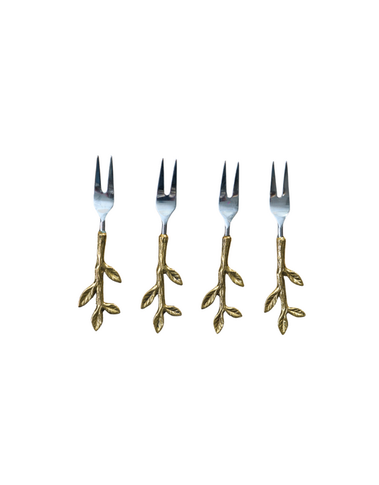 Gold Leaf Cocktail Fork