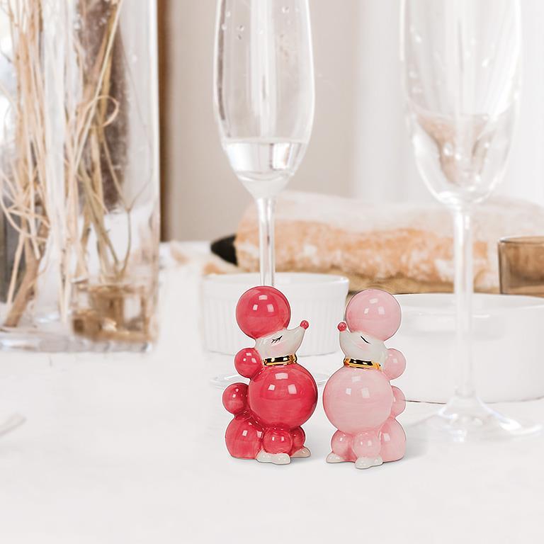 Poodle Salt & Pepper Set