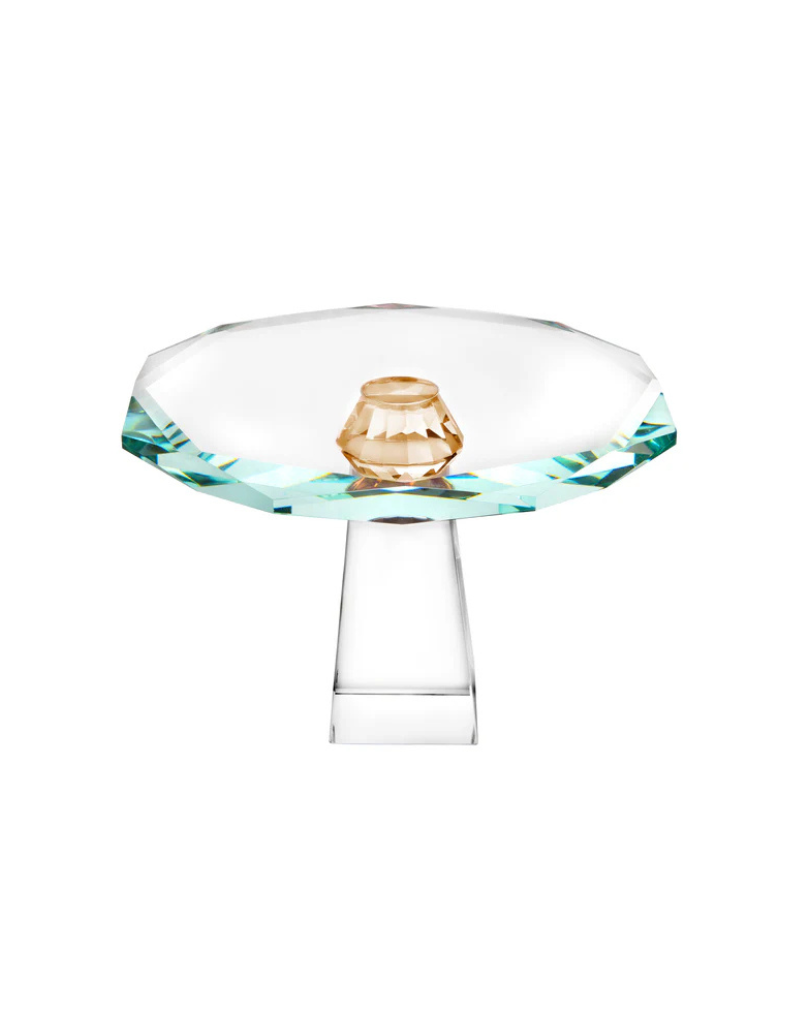 Cake Stand with Amber Diamond on Foot