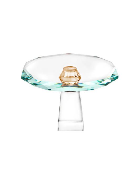 Cake Stand with Amber Diamond on Foot