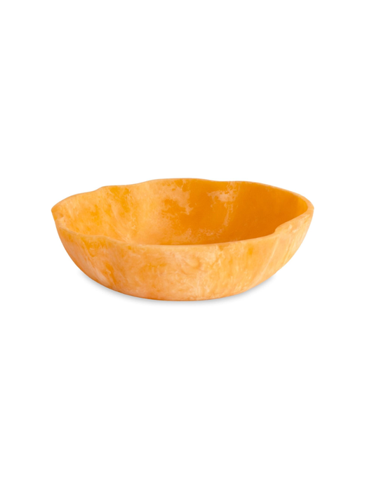 RESIN Sorbet Large Wavy Round Bowl