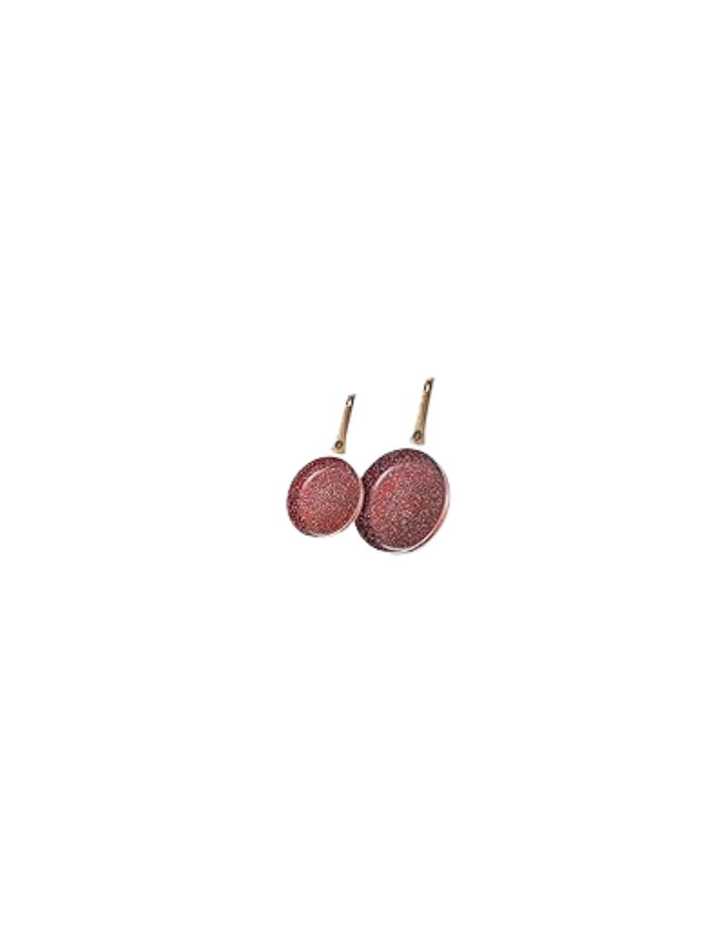 Set of 2 Granite Coating Nonstick Frying Pan