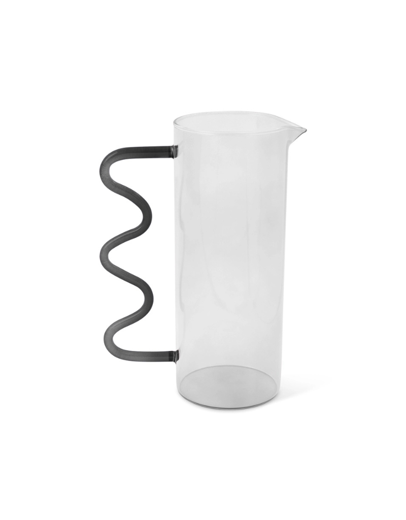 Glass Squiggle Pitchers