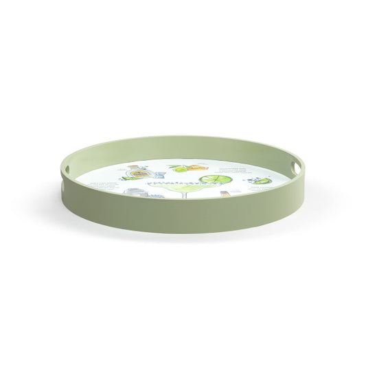 Margarita Round Serve Tray