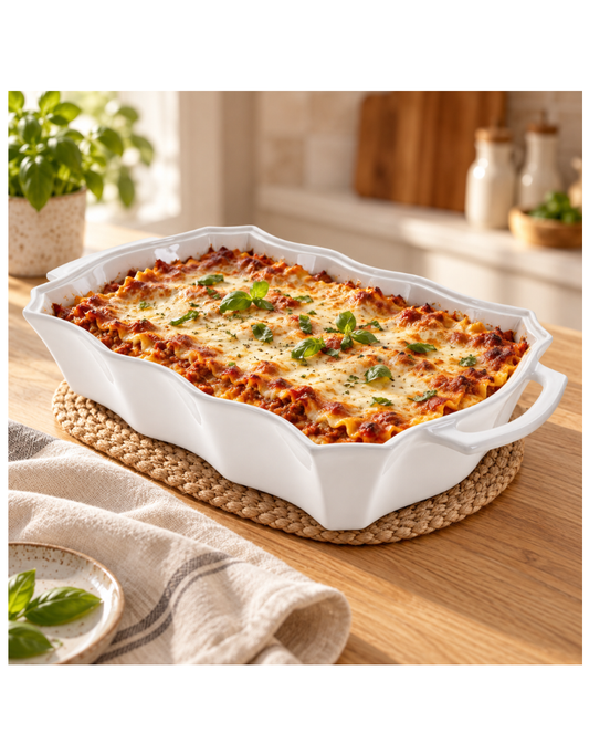 Rococo Rectangular Baker