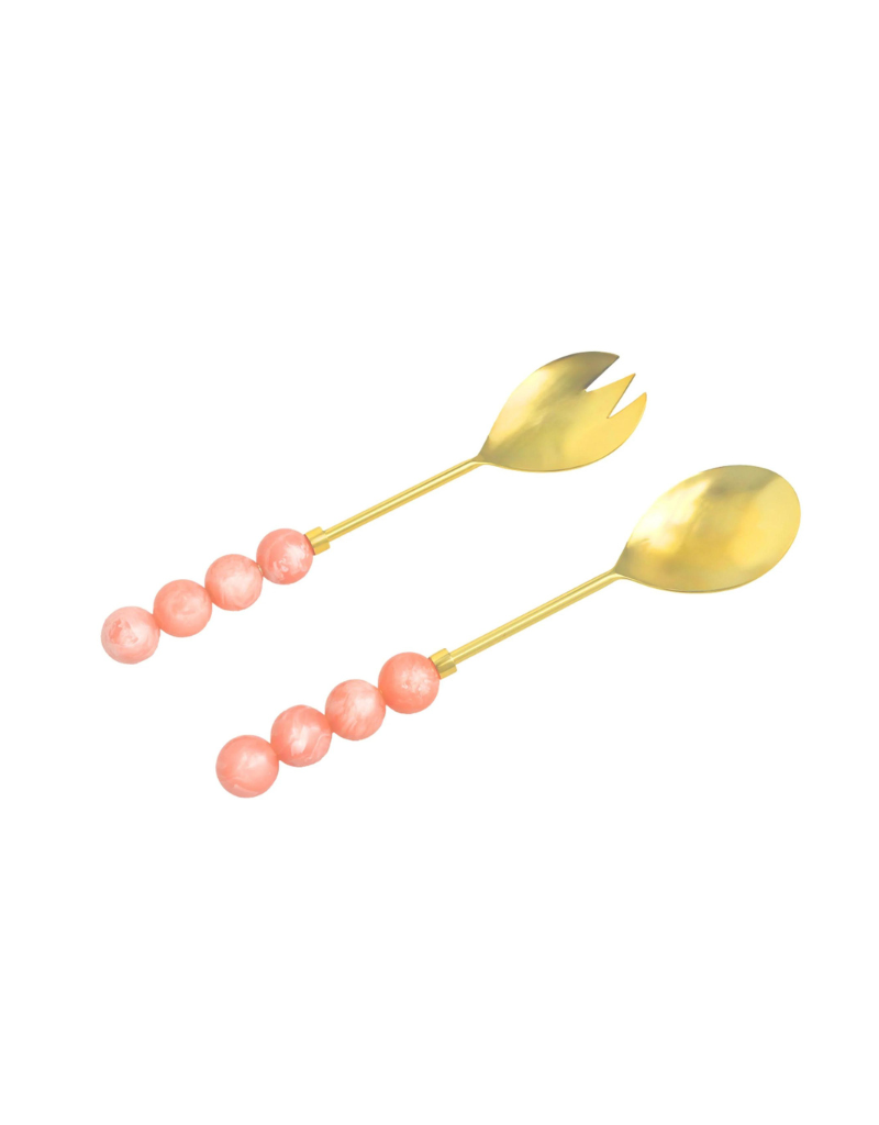 Temari Pink Salad Servers