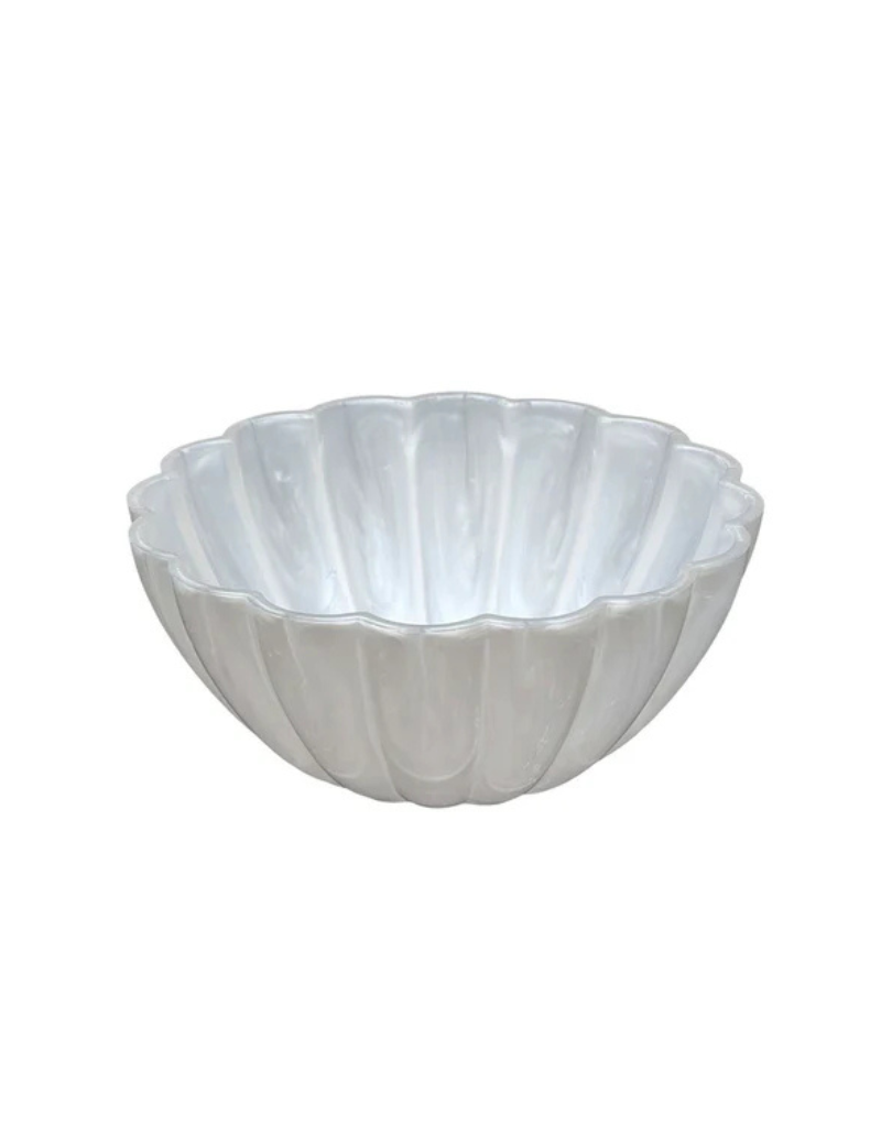 Resin Fluted Salad Bowl
