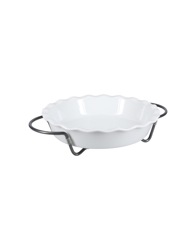 Serving Pie Dish with Rack