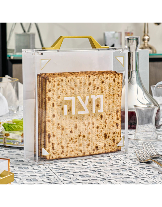 Pearlstone Square Matzah Box