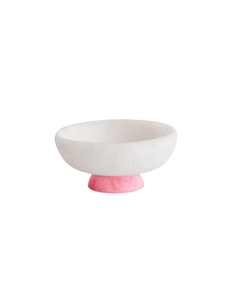 RESIN Sorbet Medium Round Bowl with Base